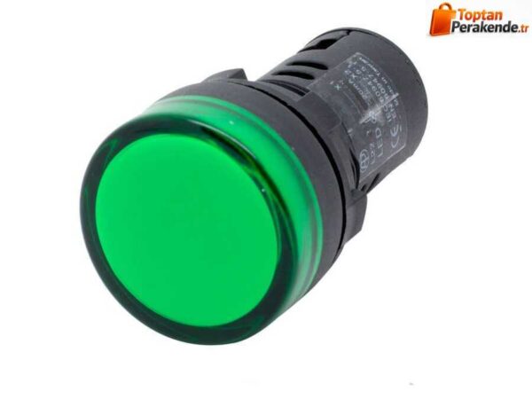 Gwest Q22 Ledli Sinyal Lambası 220V Yeşil